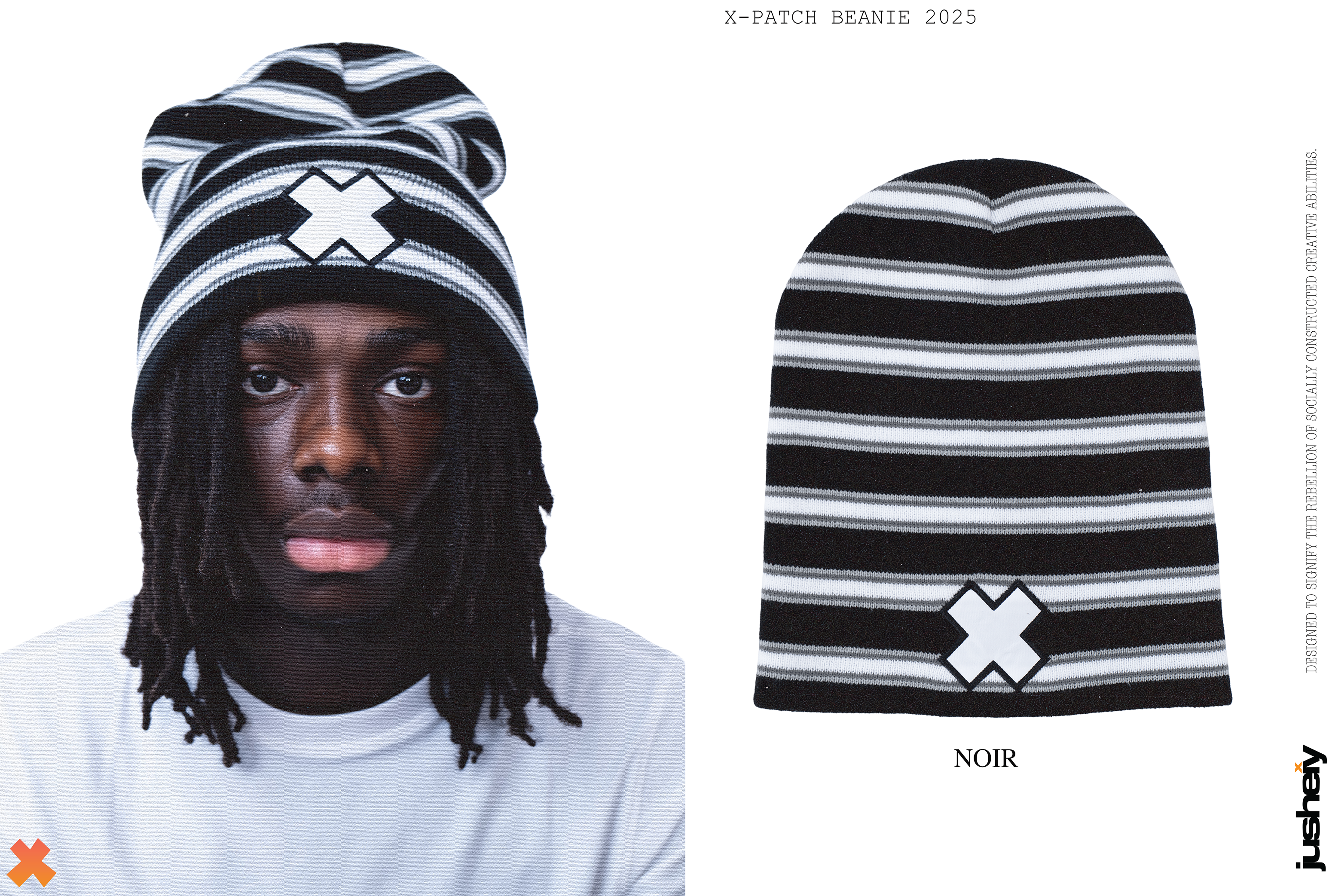 X-patch Beanie - NOIR